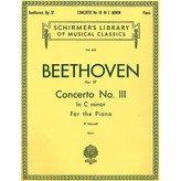 Schirmer Beethoven - Concerto No. 3 in C Minor, Op. 37 (2-piano score)