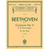 Schirmer Beethoven - Concerto No. 5 in Eb (Emperor), Op. 73 (NFMC)