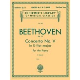 Schirmer Beethoven - Concerto No. 5 in Eb (Emperor), Op. 73 (2-piano score)