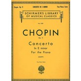 Schirmer Chopin - Concerto No. 1 in E Minor, Op. 11 (NFMC)