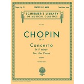 Schirmer Chopin - Concerto No. 2 in F Minor, Op. 21