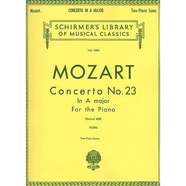 Schirmer Mozart - Concerto No. 23 in A, K.488 (NFMC)