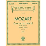 Schirmer Mozart - Concerto No. 15 in Bb, K. 450