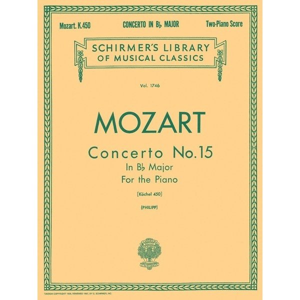 Schirmer Mozart - Concerto No. 15 in Bb, K. 450 (NFMC)
