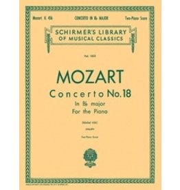 Schirmer Mozart - Concerto No. 18 in Bb, K.456 (NFMC)