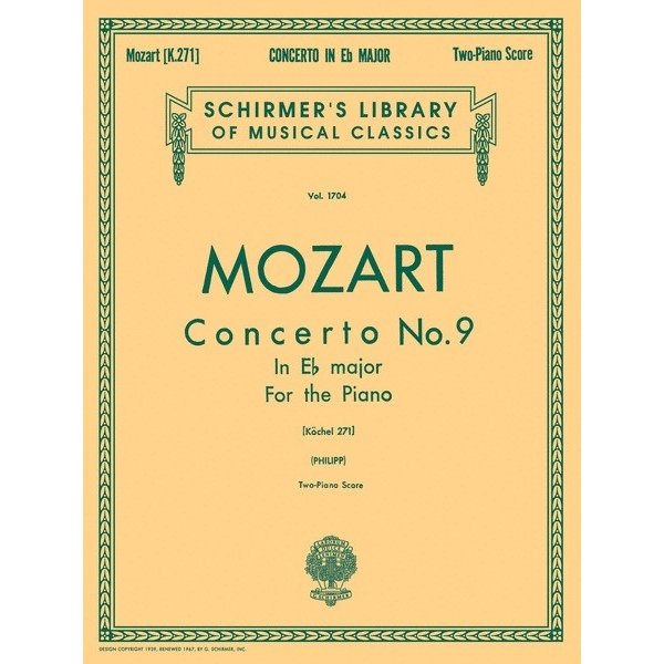 Schirmer Mozart - Concerto No. 9 in Eb, K.271 (NFMC)