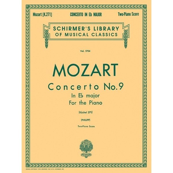 Schirmer Mozart - Concerto No. 9 in Eb, K.271