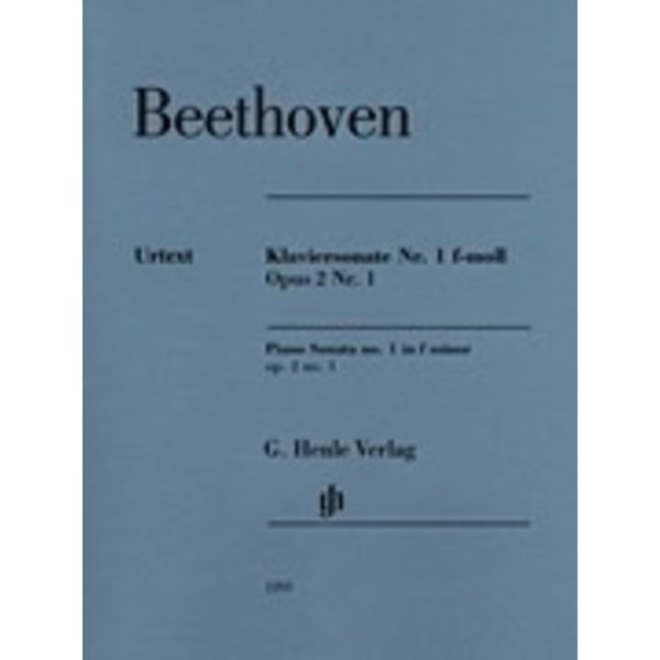 Henle Urtext Editions Beethoven - Piano Sonata No. 1 in F Minor, Op. 2
