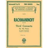 Schirmer Rachmaninoff - Concerto No. 3 in D Minor, Op. 30