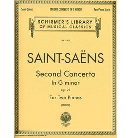 Schirmer Saint-Saëns - Concerto No. 2 in G Minor, Op. 22 (NFMC)