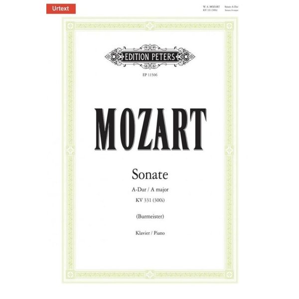 Edition Peters Mozart - Sonata A major K331 (300i)