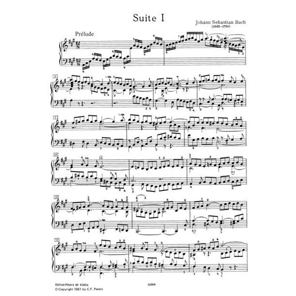 J.S. Bach - English Suites BWV 806-811 - PianoWorks, Inc