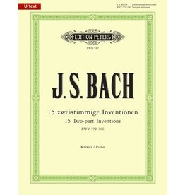 Edition Peters Bach - 15 Two-Part Inventions BWV 772-786