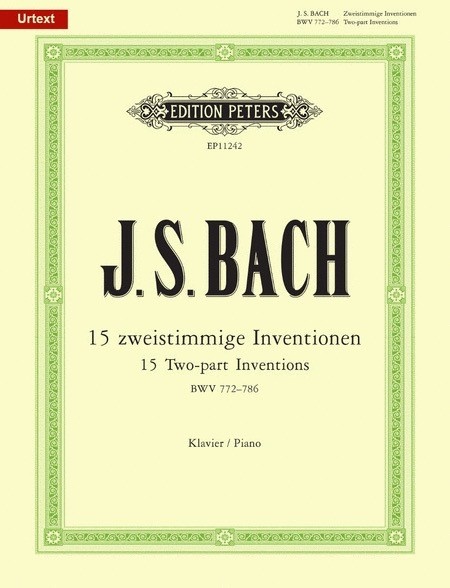 J.S. Bach - 15 Two-Part Inventions BWV 772-786 - PianoWorks, Inc