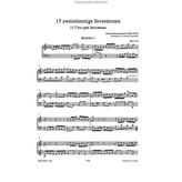 Edition Peters Bach - 15 Two-Part Inventions BWV 772-786