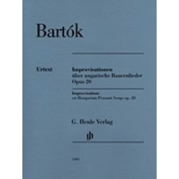 Henle Urtext Editions Bartok - Improvisations on Hungarian Peasant Songs