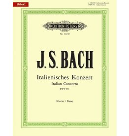Edition Peters Bach Italian Concerto BWV971