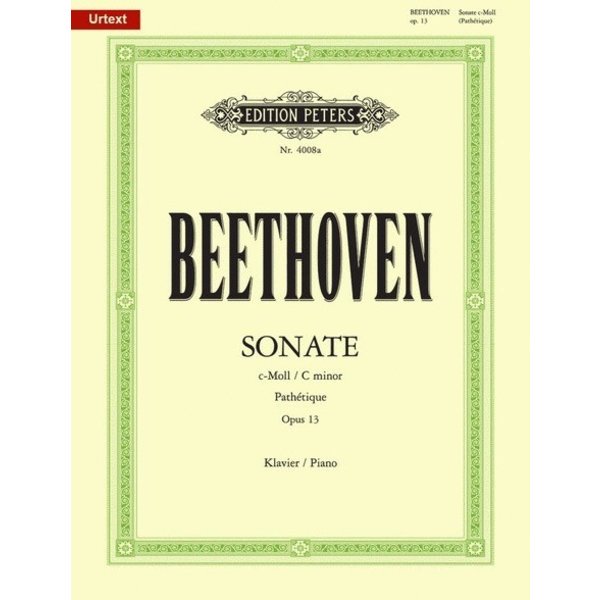 Edition Peters Beethoven - Sonata in C Minor Op.13 (Pathétique)