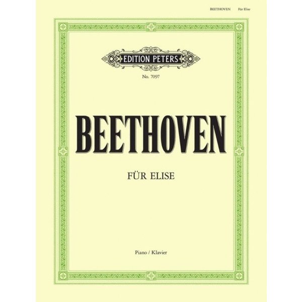 Edition Peters Beethoven - Bagatelle WoO 59 "Für Elise"