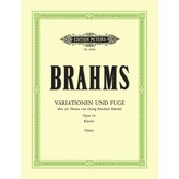 Edition Peters Brahms - Variations & Fugue on a Theme of Händel Op.24