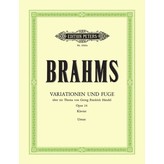 Edition Peters Brahms - Variations & Fugue on a Theme of Händel Op.24