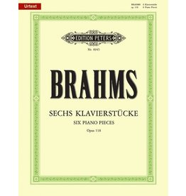 Edition Peters Brahms - Six Piano Pieces Op.118