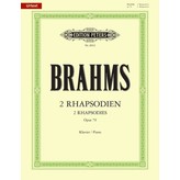 Edition Peters Brahms - 2 Rhapsodies Op.79