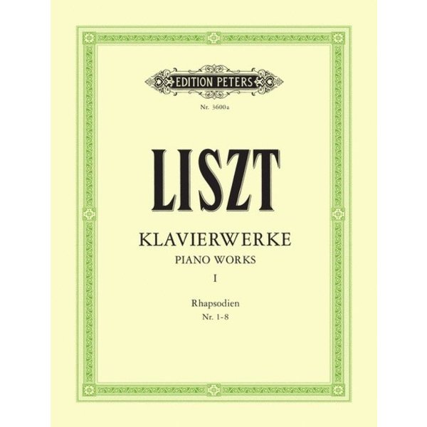 Edition Peters Liszt - Piano Works Vol.1