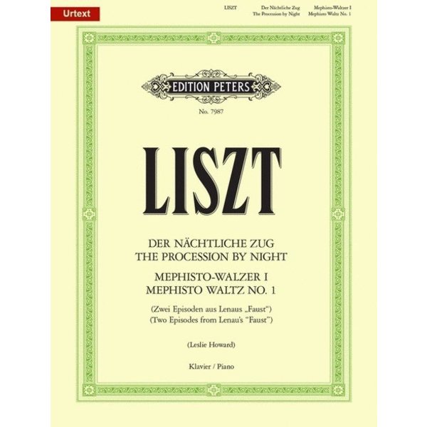 Edition Peters Liszt - Two Episodes from Lenau's 'Faust'