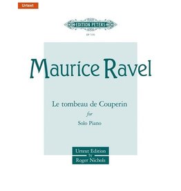 Edition Peters Ravel - Le tombeau de Couperin