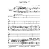 Edition Peters Beethoven - Concerto No. 4 in G Op. 58