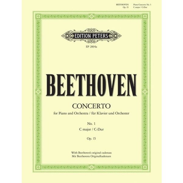 Edition Peters Beethoven - Concerto No.1 in C Major Opus 15