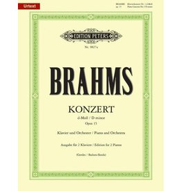 Edition Peters Brahms - Piano Concerto No. 1 Op. 15