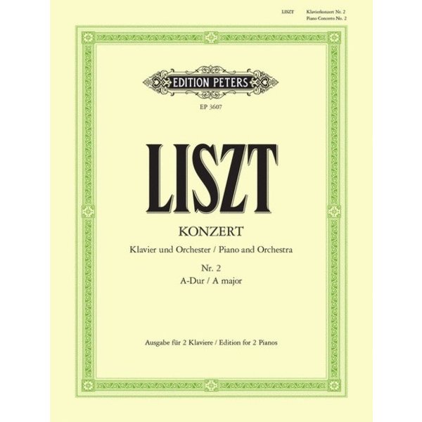 Edition Peters Liszt - Concerto No. 2 in A