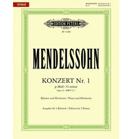 Edition Peters Mendelssohn - Piano Concerto No. 1 in g minor Op. 25