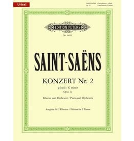 Edition Peters Saint-Saens - Concerto No. 2 in G Minor, Op. 22