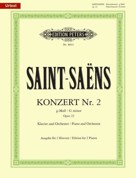 SaintSaens Concerto No. 2 in G Minor, Op. 22 PianoWorks, Inc