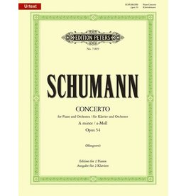Edition Peters Schumann - Concerto in A Minor, Op. 54