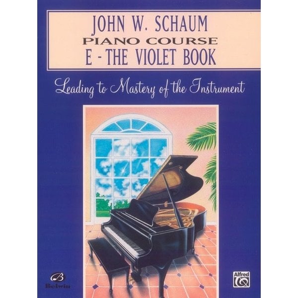 Alfred Music John W. Schaum Piano Course, E: The Violet Book