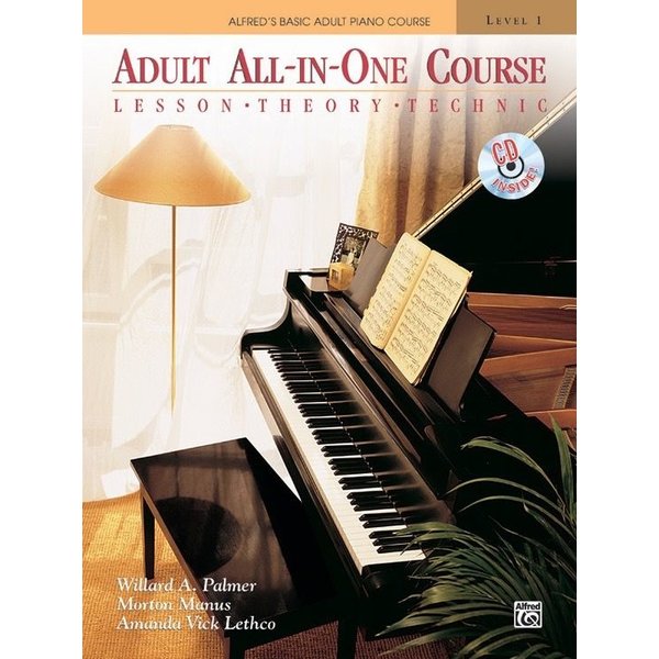 Alfred Music Alfred's Basic Adult All-in-One Course, Book 1