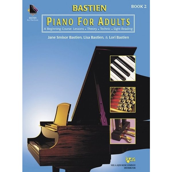 BASTIEN PIANO FOR ADULTS - BOOK 2 (BOOK & CD)