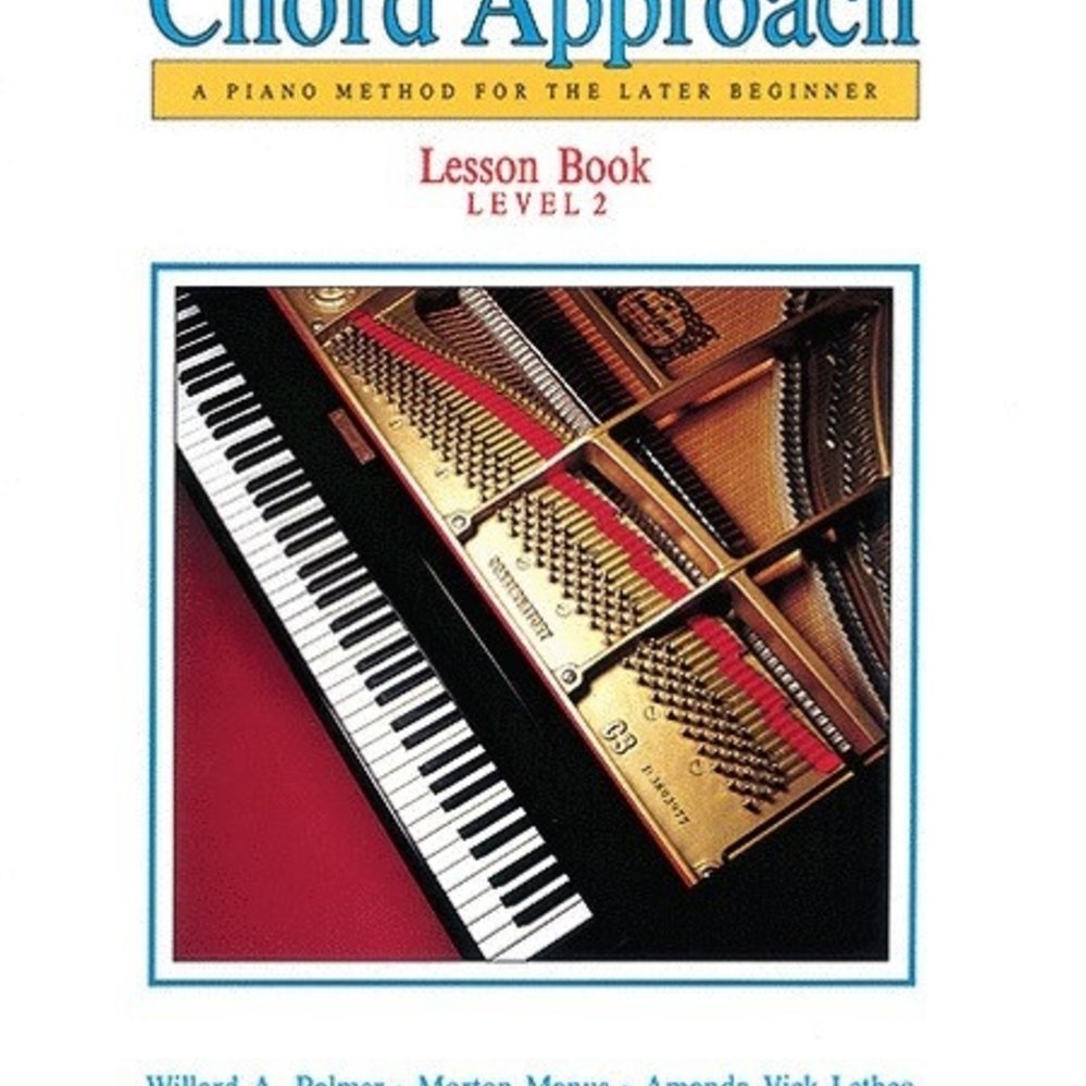 paracaídas Beneficiario capacidad Alfred's Basic Piano: Chord Approach Lesson Book 2 - PianoWorks, Inc