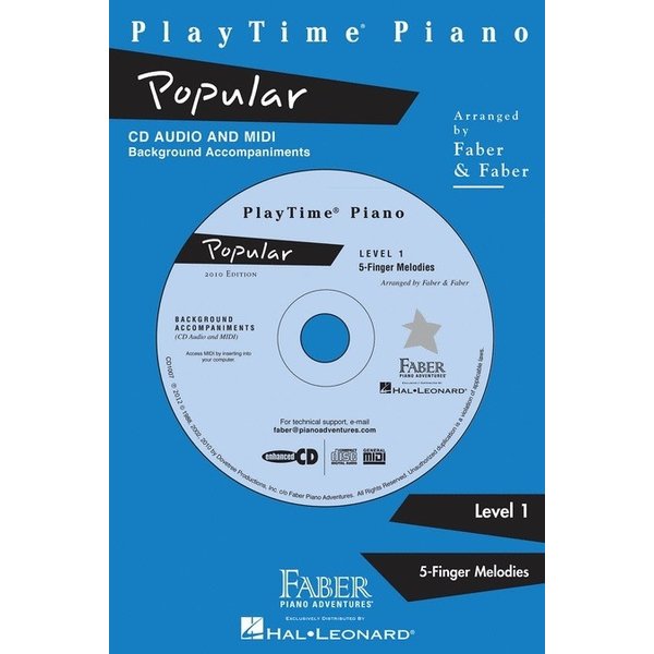 Hal Leonard PlayTime Piano - Popular Level 1 CD