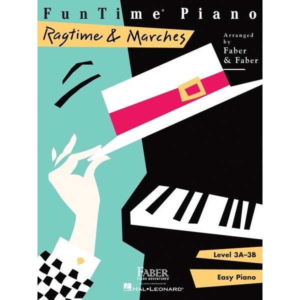 Faber Piano Adventures FunTime Piano - Ragtime & Marches Level 3A-3B