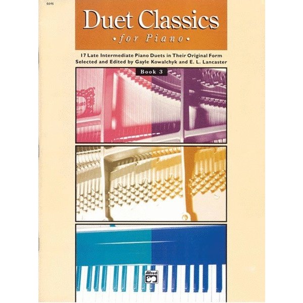 Alfred Music Duet Classics for Piano, Book 3
