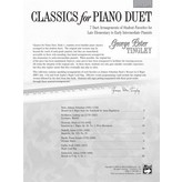 Alfred Music Classics for Piano Duet, Book 1