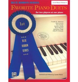 Alfred Music The Blue Ribbon Series: Favorite Piano Duets, Level 3, Volume 1
