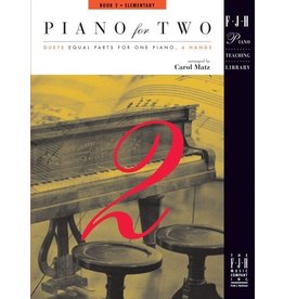 FJH Matz - Piano for Two, Book 2 (NFMC)