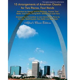 Alfred Music 15 Arrangements of American Classics for Two Pianos, Four Hands