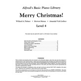 Alfred Music Alfred's Basic Piano Library: Merry Christmas! Book 4